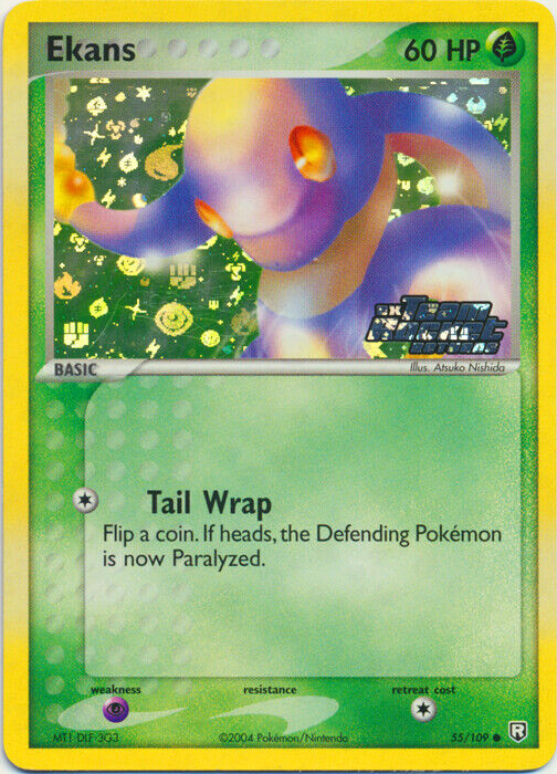 Ekans (55/109) (Stamped) [EX: Team Rocket Returns] | Dumpster Cat Games