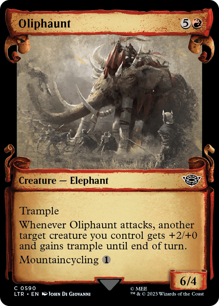 Oliphaunt [The Lord of the Rings: Tales of Middle-Earth Showcase Scrolls] | Dumpster Cat Games