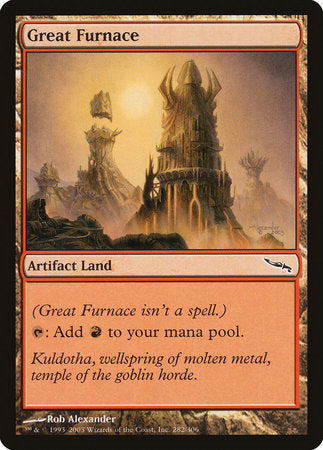 Great Furnace [Mirrodin] | Dumpster Cat Games