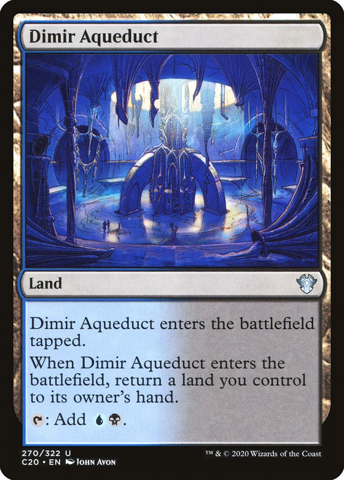 Dimir Aqueduct [Commander 2020] | Dumpster Cat Games