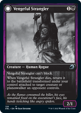 Vengeful Strangler // Strangling Grasp [Innistrad: Double Feature] | Dumpster Cat Games