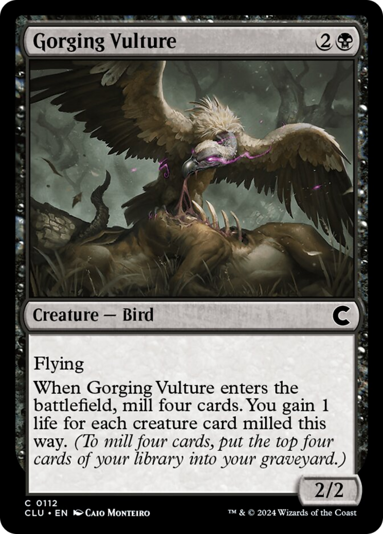 Gorging Vulture [Ravnica: Clue Edition] | Dumpster Cat Games