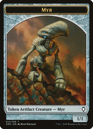 Myr Token [Commander Anthology Volume II Tokens] | Dumpster Cat Games