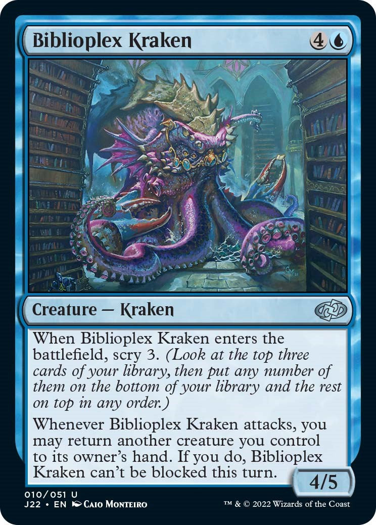 Biblioplex Kraken [Jumpstart 2022] | Dumpster Cat Games