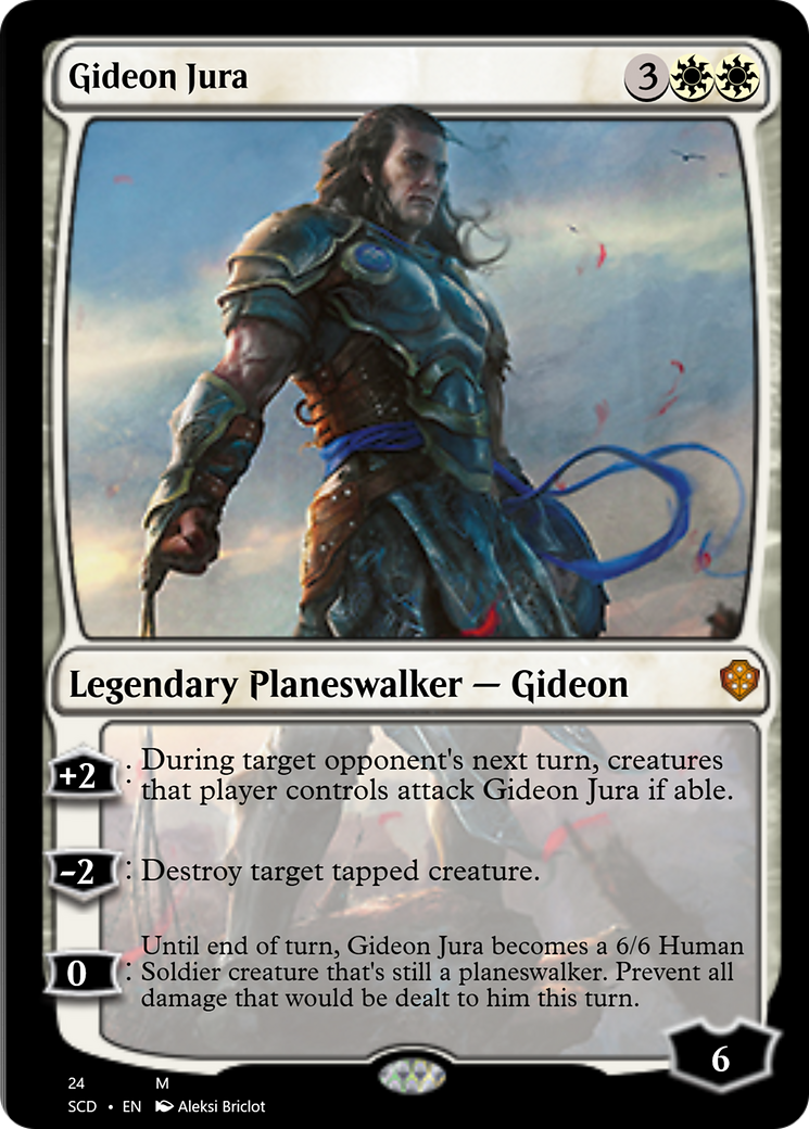 Gideon Jura [Starter Commander Decks] | Dumpster Cat Games