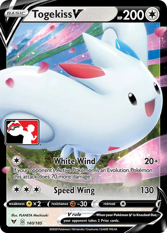 Togekiss V (140/185) [Prize Pack Series One] | Dumpster Cat Games