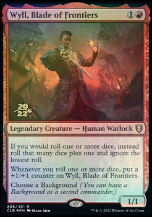 Wyll, Blade of Frontiers [Commander Legends: Battle for Baldur's Gate Prerelease Promos] | Dumpster Cat Games