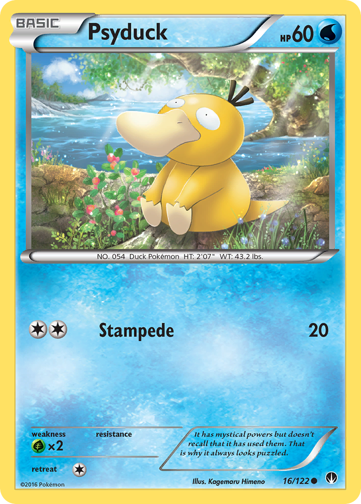 Psyduck (16/122) [XY: BREAKpoint] | Dumpster Cat Games