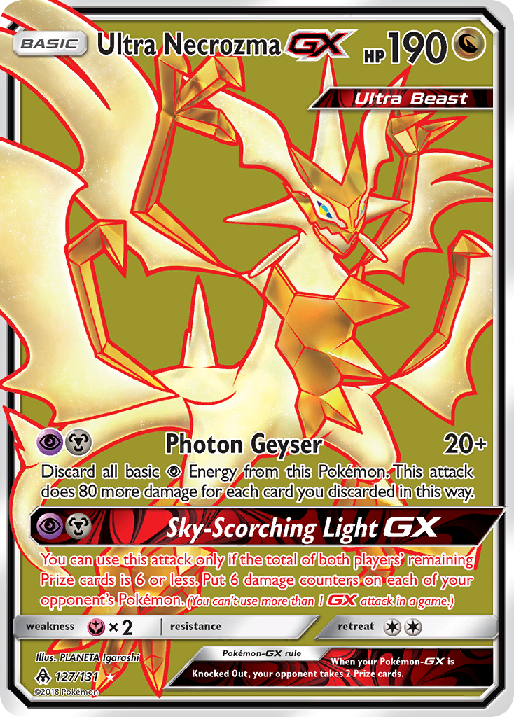 Ultra Necrozma GX (127/131) [Sun & Moon: Forbidden Light] | Dumpster Cat Games