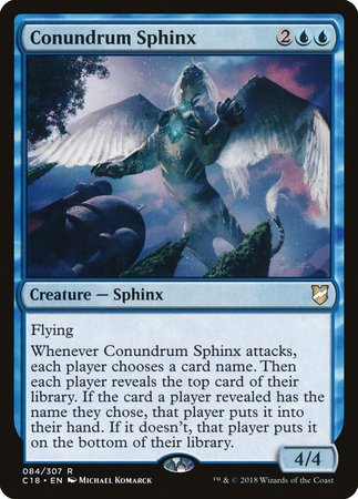 Conundrum Sphinx [Commander 2018] | Dumpster Cat Games