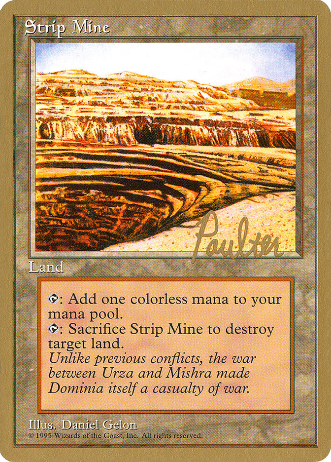 Strip Mine (Preston Poulter) [Pro Tour Collector Set] | Dumpster Cat Games