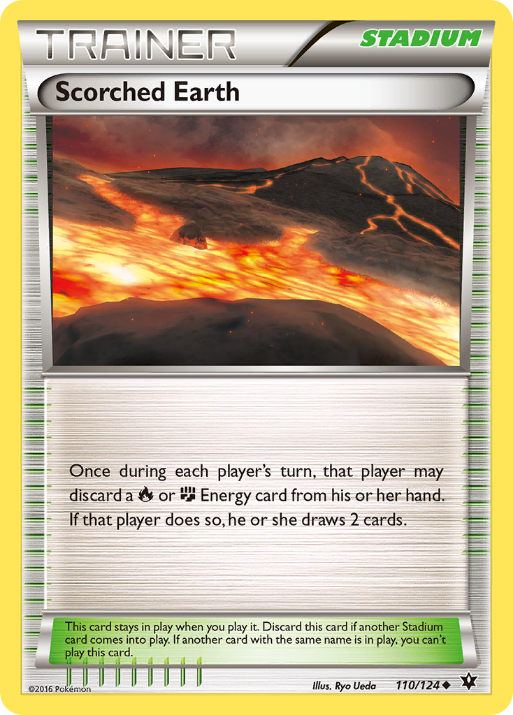 Scorched Earth (110/124) [XY: Fates Collide] | Dumpster Cat Games