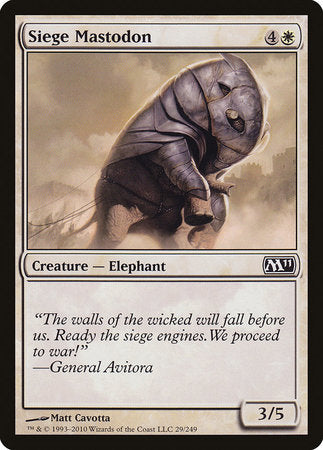 Siege Mastodon [Magic 2011] | Dumpster Cat Games