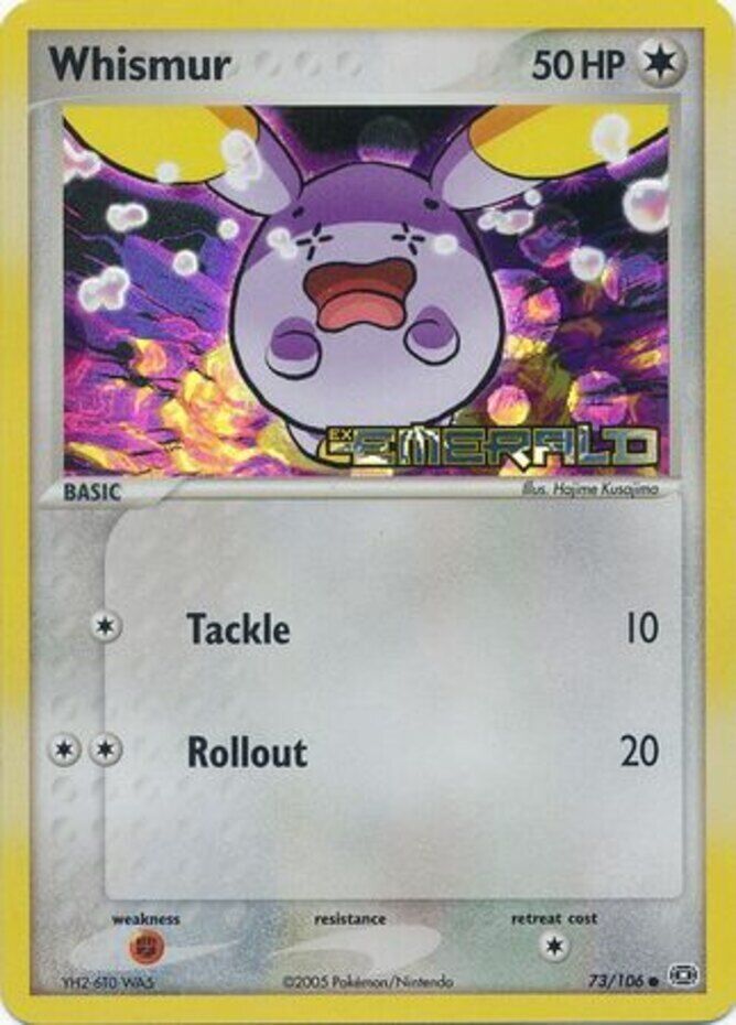 Whismur (73/106) (Stamped) [EX: Emerald] | Dumpster Cat Games