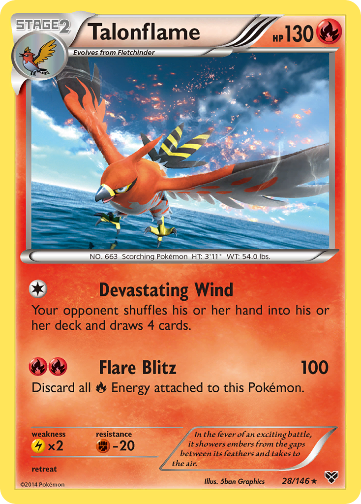 Talonflame (28/146) [XY: Base Set] | Dumpster Cat Games