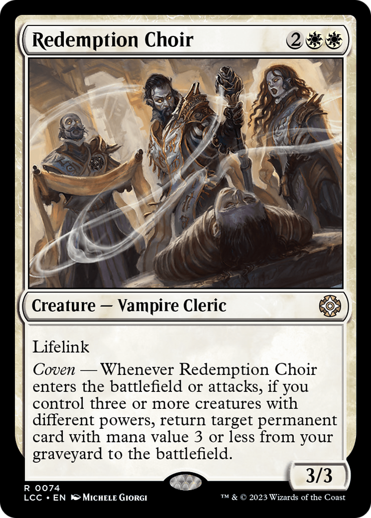 Redemption Choir [The Lost Caverns of Ixalan Commander] | Dumpster Cat Games