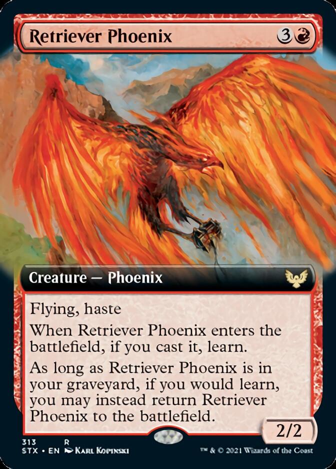 Retriever Phoenix (Extended) [Strixhaven: School of Mages] | Dumpster Cat Games