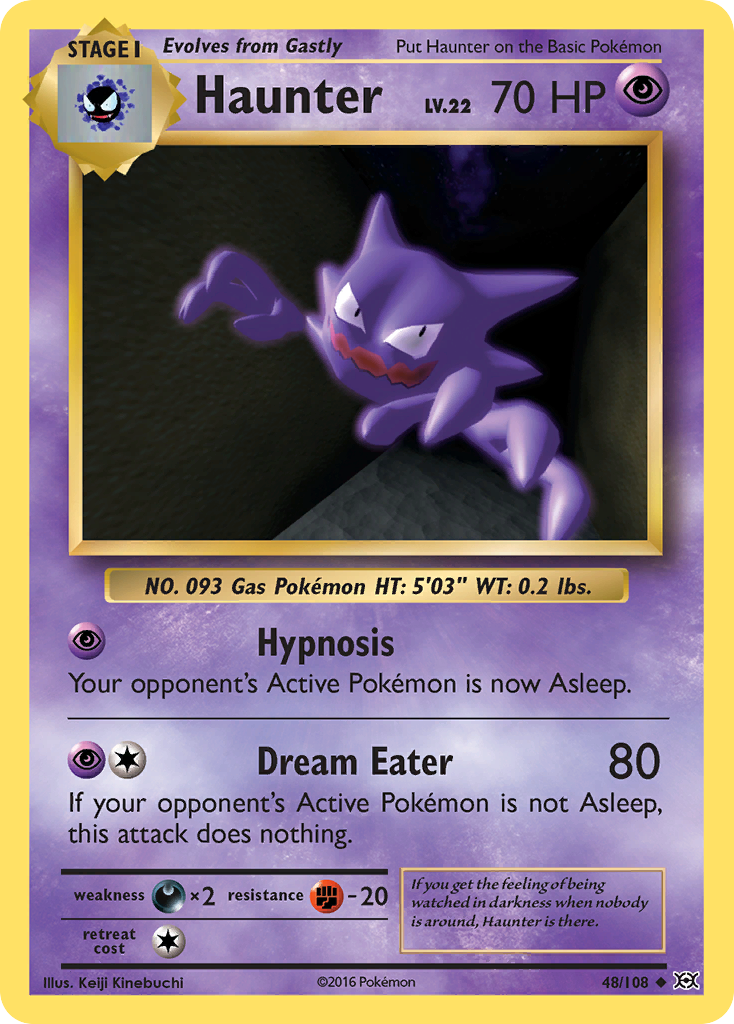 Haunter (48/108) [XY: Evolutions] | Dumpster Cat Games