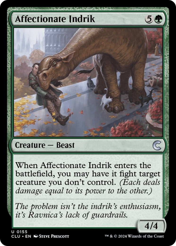 Affectionate Indrik [Ravnica: Clue Edition] | Dumpster Cat Games