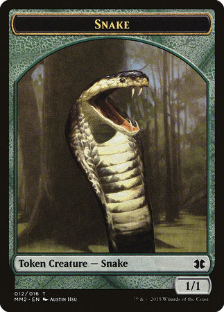 Snake Token [Modern Masters 2015 Tokens] | Dumpster Cat Games