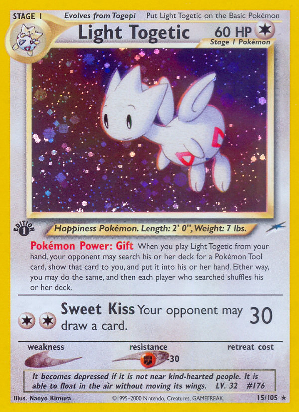 Light Togetic (15/105) [Neo Destiny 1st Edition] | Dumpster Cat Games