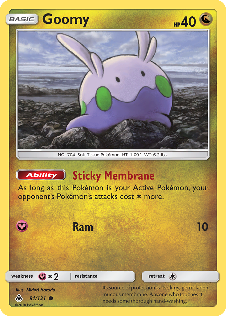 Goomy (91/131) [Sun & Moon: Forbidden Light] | Dumpster Cat Games