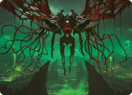 Archfiend of the Dross Art Card [Phyrexia: All Will Be One Art Series] | Dumpster Cat Games