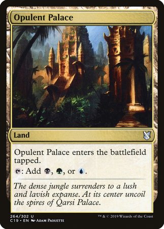 Opulent Palace [Commander 2019] | Dumpster Cat Games