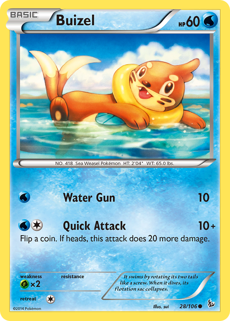 Buizel (28/106) [XY: Flashfire] | Dumpster Cat Games