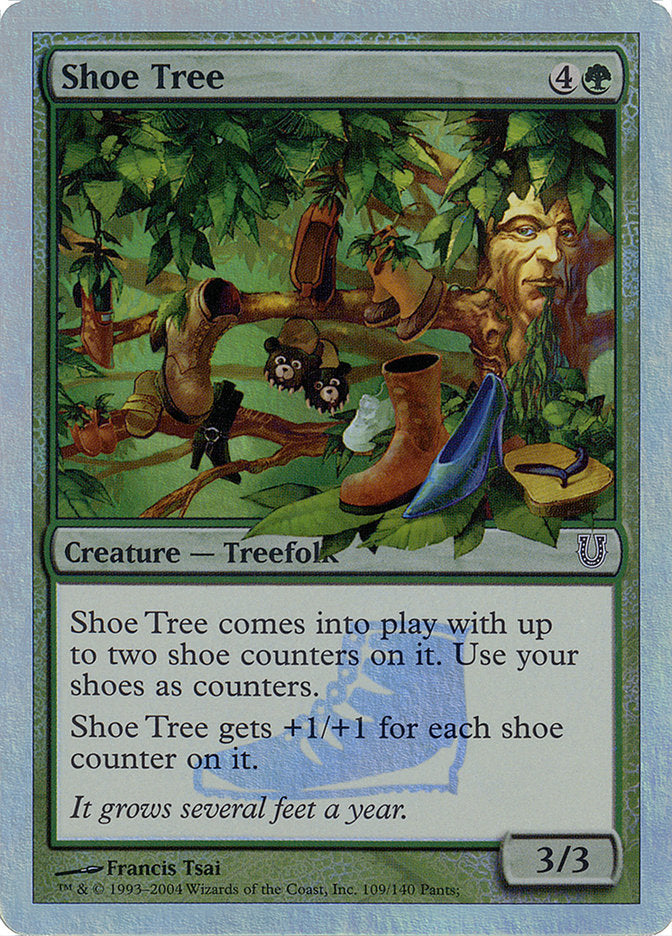 Shoe Tree (Alternate Foil) [Unhinged] | Dumpster Cat Games