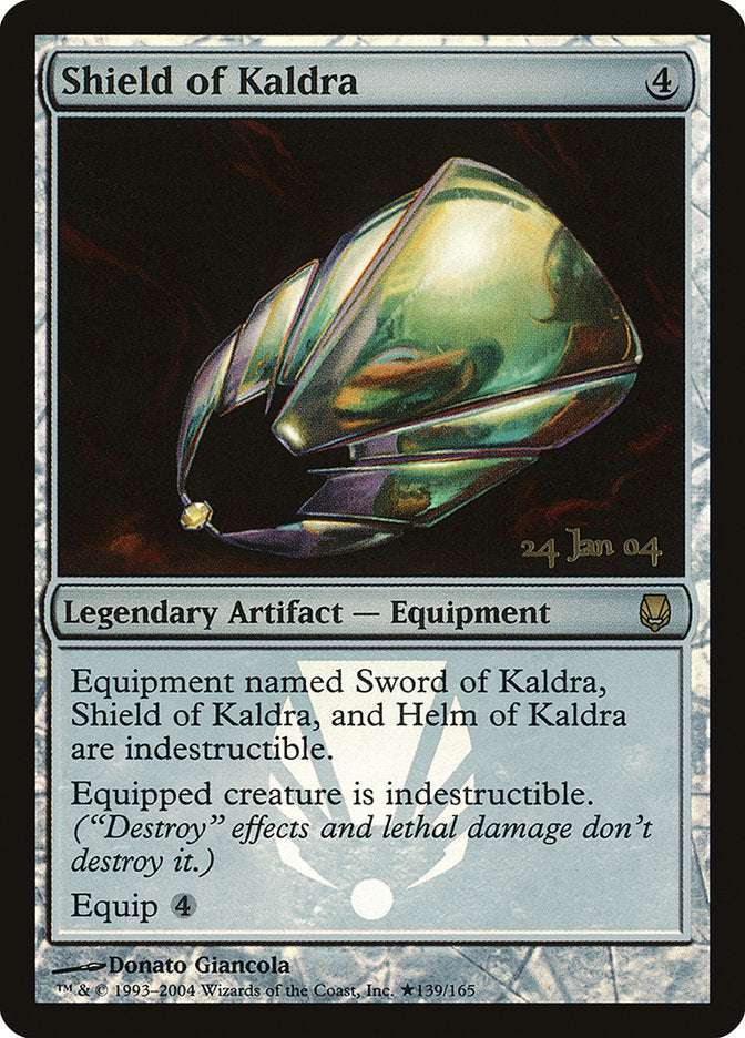 Shield of Kaldra [Darksteel Promos] | Dumpster Cat Games