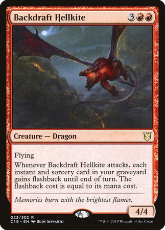 Backdraft Hellkite [Commander 2019] | Dumpster Cat Games