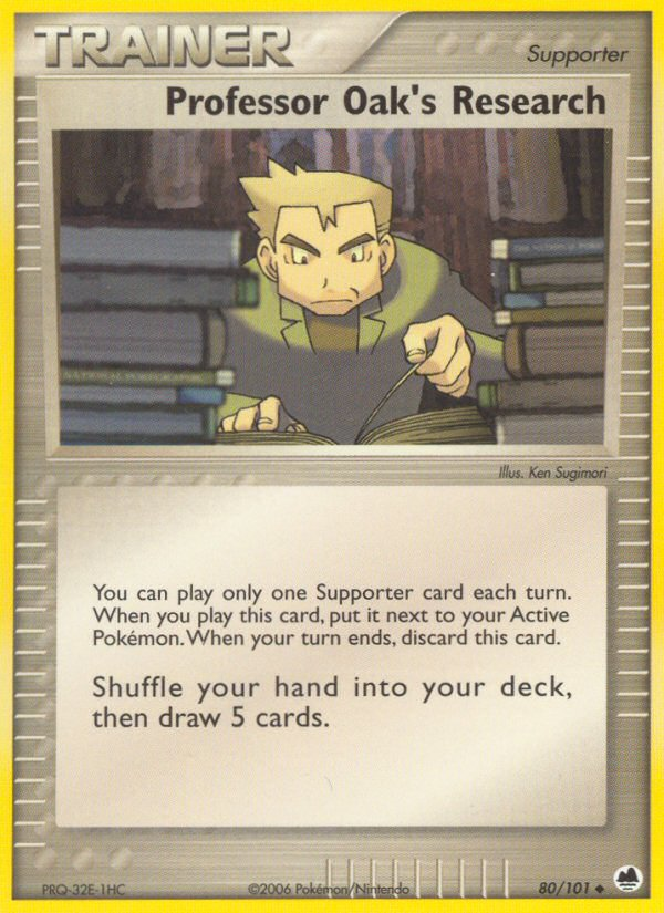 Professor Oak's Research (80/101) [EX: Dragon Frontiers] | Dumpster Cat Games