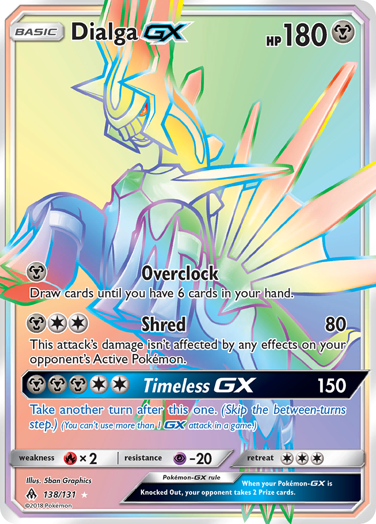 Dialga GX (138/131) [Sun & Moon: Forbidden Light] | Dumpster Cat Games