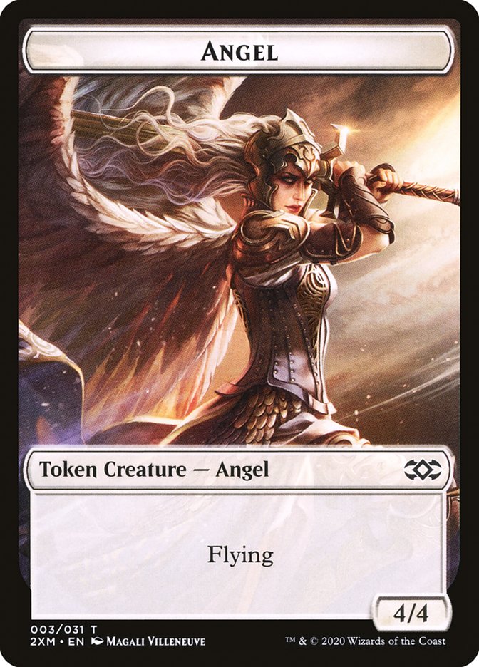 Angel Token [Double Masters] | Dumpster Cat Games