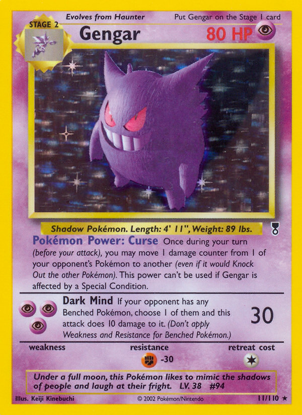 Gengar (11/110) [Legendary Collection] | Dumpster Cat Games