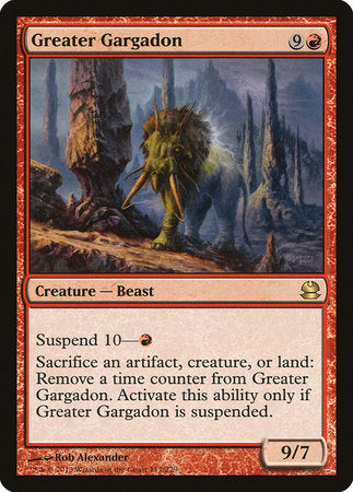 Greater Gargadon [Modern Masters] | Dumpster Cat Games