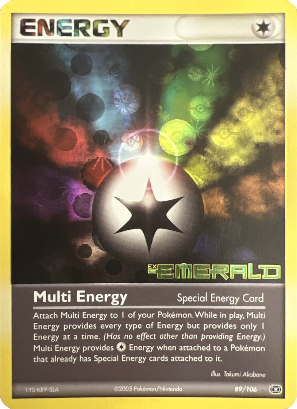 Multi Energy (89/106) (Stamped) [EX: Emerald] | Dumpster Cat Games