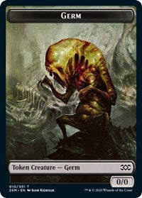 Germ // Human Soldier Double-sided Token [Double Masters Tokens] | Dumpster Cat Games