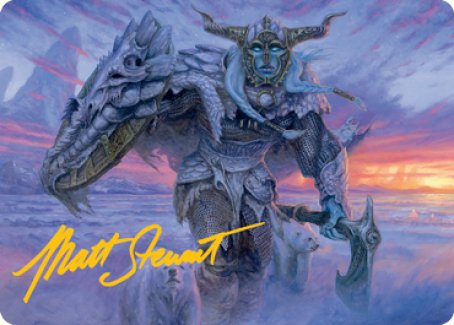 Frost Giant Art Card (Gold-Stamped Signature) [Dungeons & Dragons: Adventures in the Forgotten Realms Art Series] | Dumpster Cat Games