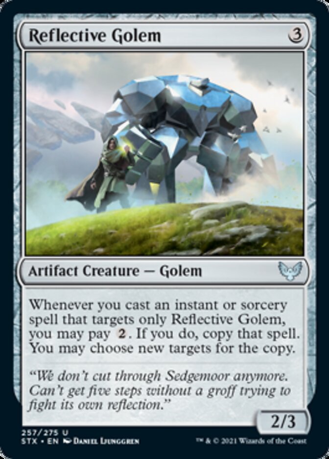 Reflective Golem [Strixhaven: School of Mages] | Dumpster Cat Games