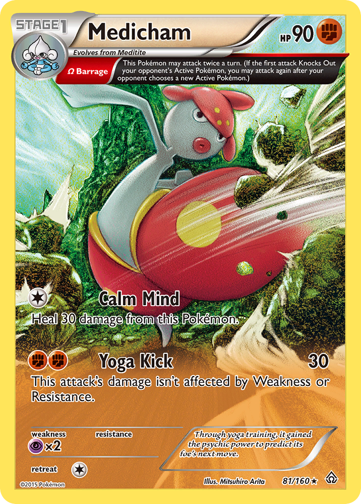 Medicham (81/160) [XY: Primal Clash] | Dumpster Cat Games