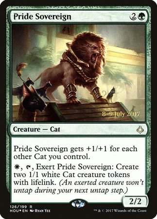 Pride Sovereign [Hour of Devastation Promos] | Dumpster Cat Games