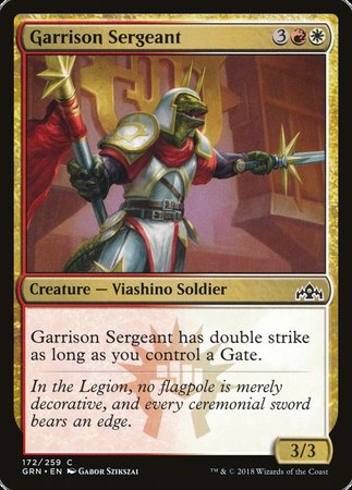 Garrison Sergeant [Guilds of Ravnica] | Dumpster Cat Games