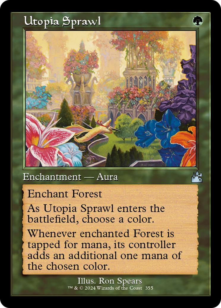 Utopia Sprawl (Retro Frame) [Ravnica Remastered] | Dumpster Cat Games