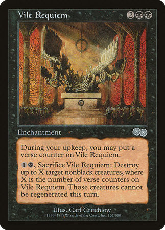 Vile Requiem [Urza's Saga] | Dumpster Cat Games