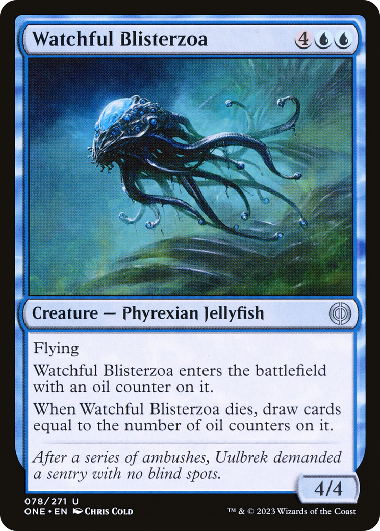 Watchful Blisterzoa [Phyrexia: All Will Be One] | Dumpster Cat Games