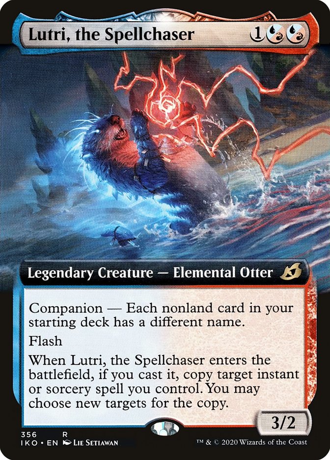 Lutri, the Spellchaser (Extended Art) [Ikoria: Lair of Behemoths] | Dumpster Cat Games