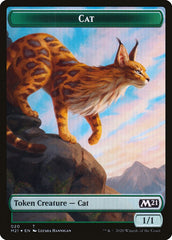 Beast // Cat (020) Double-sided Token [Core Set 2021 Tokens] | Dumpster Cat Games