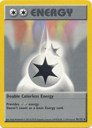 Double Colorless Energy (96/102) [Base Set Shadowless Unlimited] | Dumpster Cat Games